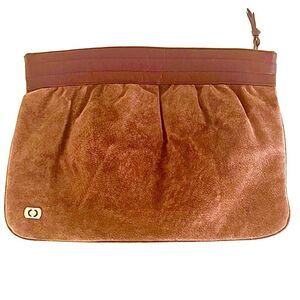 OSTKAKA Suede Clutch